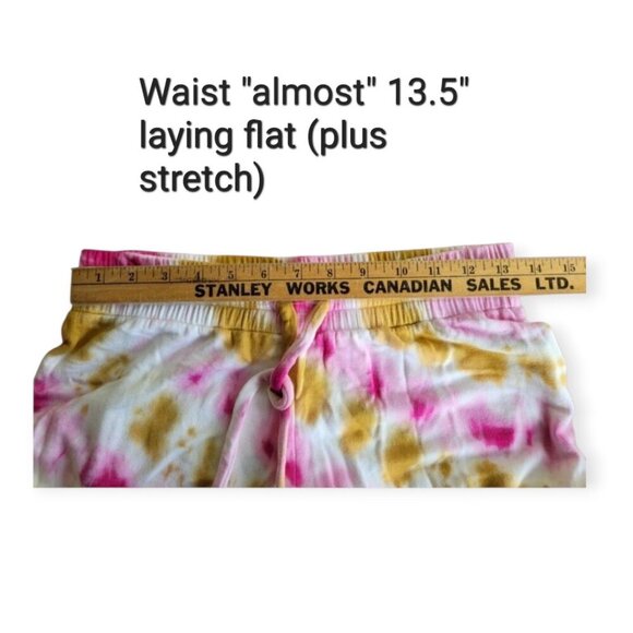 LNA Ariel Tie-Dyed Cozy Sweatpants S Cabincore Cozy Cottagecore Fall Campus - Picture 7 of 9
